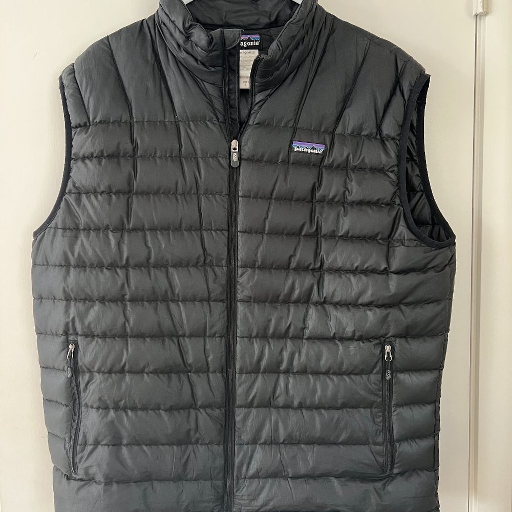 Patagonia Down Vest Men's Large (black)